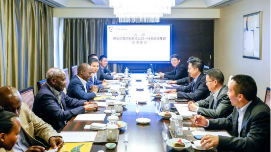 坦桑尼亚驻华参赞一行到美狮贵宾会集团交流座谈